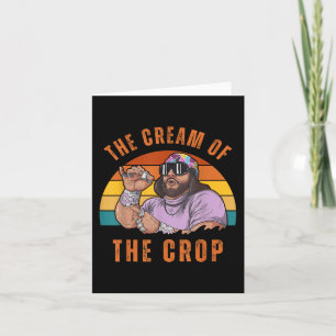 Macho Cream Of Crop Oh Yeah Retro Grappig Kaart