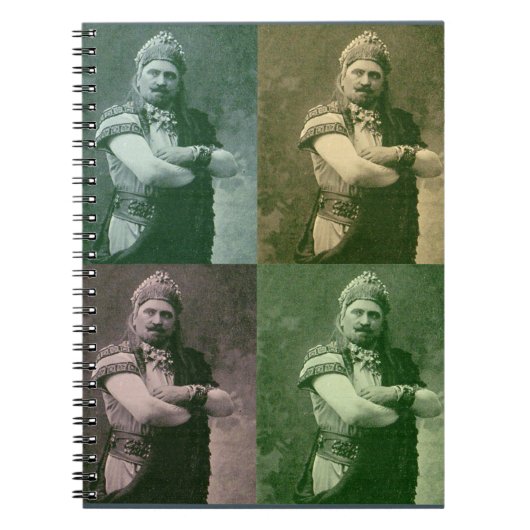 macho man notitieboek (Voorkant)