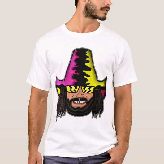 Macho Man Randy Savage T-ShirtSmiling Madness T-shirt (Voorkant)