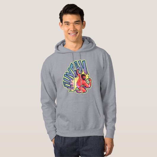 Macho Man T-Shirtoh ja macho man Hoodie (Voorkant volledig)