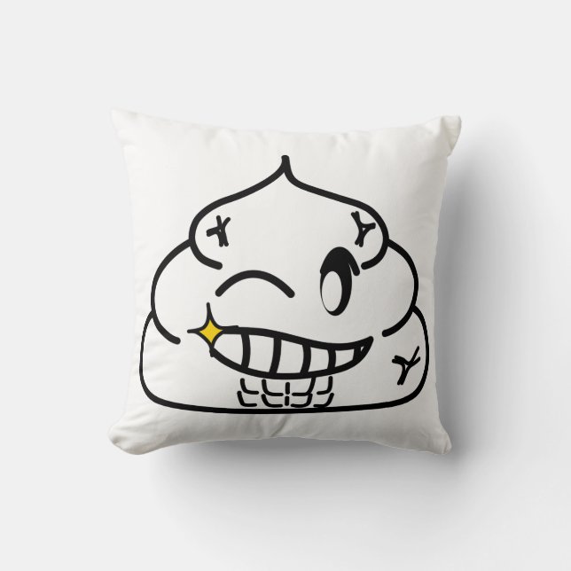 Macho Poop - Brootsch PooPoo Kussen (Voorkant)