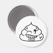 Macho Poop - Brootsch PooPoo Magneet (Voorkant / Achterkant)