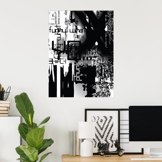 macho poster (Thuiskantoor)