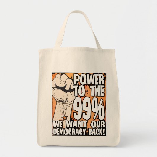 Macht aan de 99% tote bag (Voorkant)