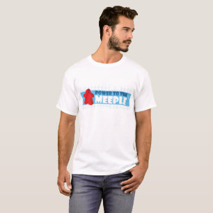 Macht aan de Meeple - Mannen T T-shirt