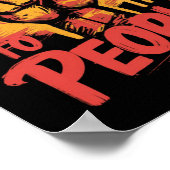 Macht aan het volk Sticker Poster (Hoek)