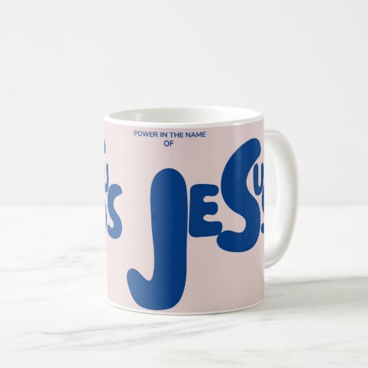 Macht in de Naam van Jezus Koffiemok (Voorkant rechts)