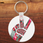 Macht in de palm: de groet met twee vingers sleutelhanger (Voorkant)