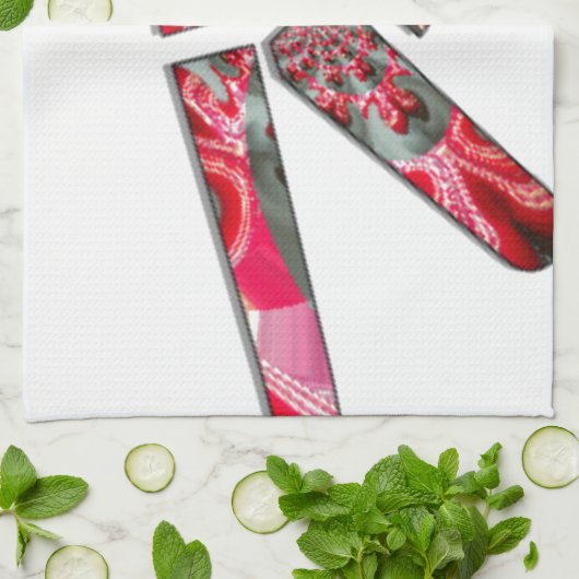 Macht in de palm: de groet met twee vingers theedoek (Gevouwen)