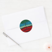 Macht in het bloed van Jezus Ronde Sticker (Envelop)