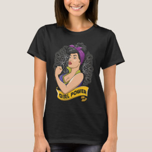 Macht Mandala Meisje Internationale Vrouwendag Fem T-shirt