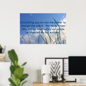 Macht om de wereld te veranderen. poster (Thuiskantoor)