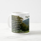 Macht van de Prayer Cup Koffiemok (Voorkant links)