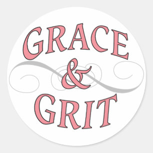 Macht van Grace en Grit Ronde Sticker