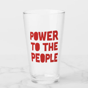 macht voor de bevolking glas