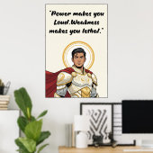 Machteloze Boek Citaat Poster (Thuiskantoor)