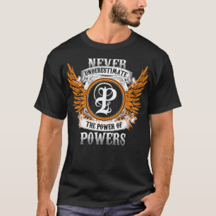 Machten Naam Shirt onderschat nooit de kracht van