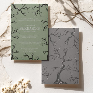 Machtig als de eiken spooky volwassen verjaardag kaart