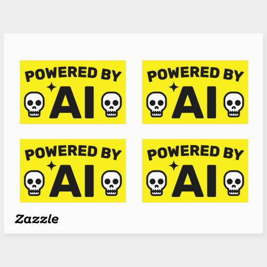 Machtig door AI™ Stickers (Vel)