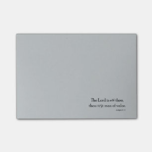 Machtig Man van dappere Bijbelverzen Post-it® Notes