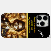 Machtige advocaat te midden van gouden symbolen Case-Mate iPhone case (Achterkant (horizontaal))