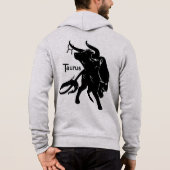 Machtige Taurus de Stier Zodiac Hoodie (Achterkant)