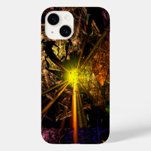 Machu Picchu 3D optische illusie fractal Case-Mate iPhone 14 Hoesje