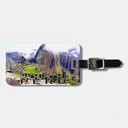 Machu Picchu Bagagelabel (Voorkant horizontaal)