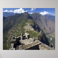 Machu Picchu bekeken vanuit de Huayna Picchu-piek;