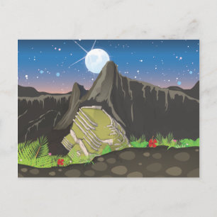 Machu Picchu Briefkaart