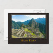 Machu Picchu Briefkaart (Voorkant / Achterkant)