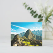 Machu Picchu Briefkaart (Staand voorkant)