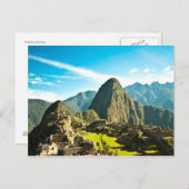 Machu Picchu Briefkaart (Voorkant / Achterkant)
