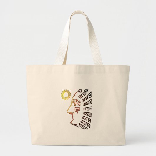 Machu Picchu Cusco Peru Grote Tote Bag (Voorkant)