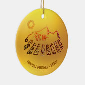 Machu Picchu Cusco Peru Keramisch Ornament (Rechts)