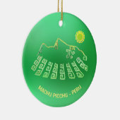 Machu Picchu Cusco Peru Keramisch Ornament (Rechts)