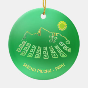 Machu Picchu Cusco Peru Keramisch Ornament