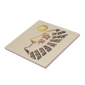 Machu Picchu Cusco Peru Tegeltje (Zijkant)