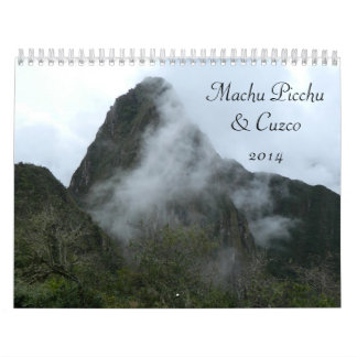 Machu Picchu et Cuzco, calendrier du Pérou 2014