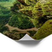 Machu Picchu gestileerd Poster (Hoek)