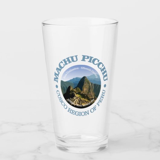 Machu Picchu Glas (Voorkant)