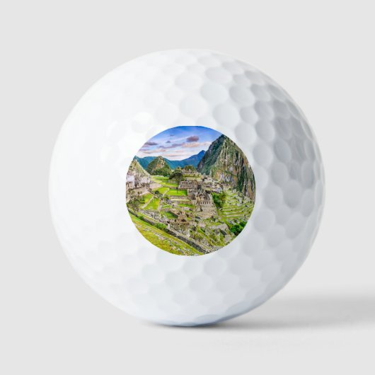 Machu Picchu Golfballen (Voorkant)