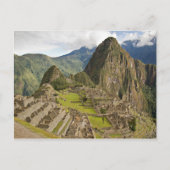 Machu Picchu, hoofdstad van het Peru-briefkaart Briefkaart (Voorkant)