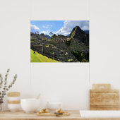 Machu Picchu in de middag, Peru Poster (Keuken)