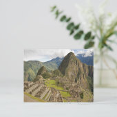 Machu Picchu, inca ville au Pérou carte postale (Debout devant)