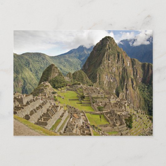 Machu Picchu, inca ville au Pérou carte postale (Devant)