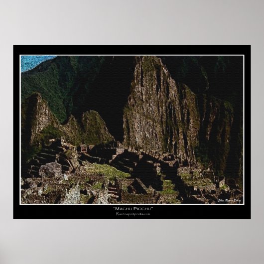"Machu Picchu" KunstPrints en -Posters Poster (Voorkant)