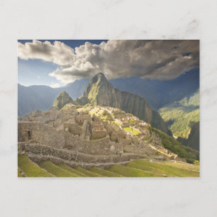 Machu Picchu, oude ruïnes, UNESCO-wereld 2 Briefkaart