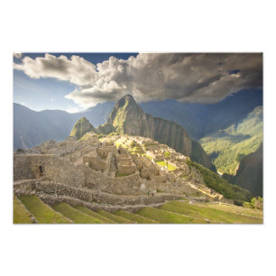Machu Picchu, oude ruïnes, UNESCO-wereld 2 Foto Afdruk