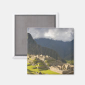 Machu Picchu, oude ruïnes, UNESCO-wereld 4 Magneet (Voorkant / Achterkant)